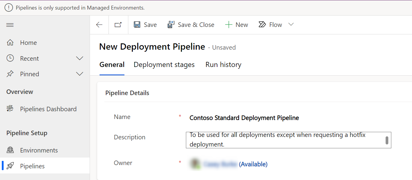Ny pipeline ikon